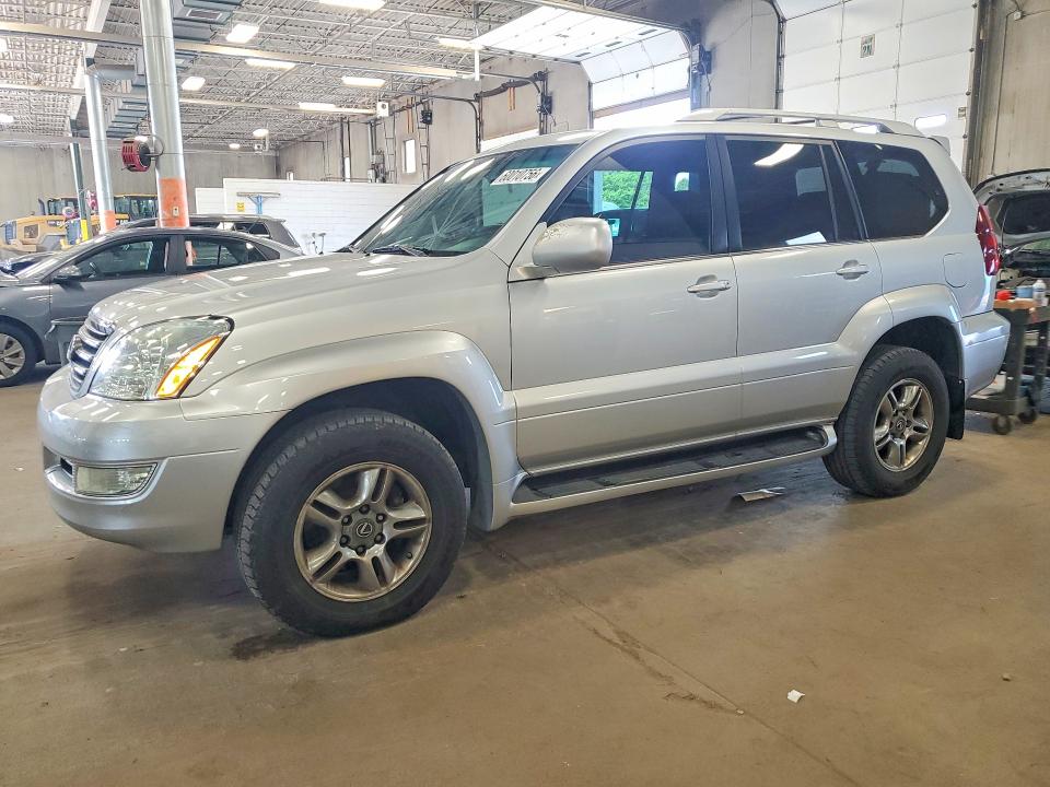 2007 Lexus Gx 470 VIN JTJBT20X370138261 COPART salvage auction — FRONT END, MN - CERT OF TITLE-SALVAGE, sold $2,500 on 2026-07-09 (photo 1)