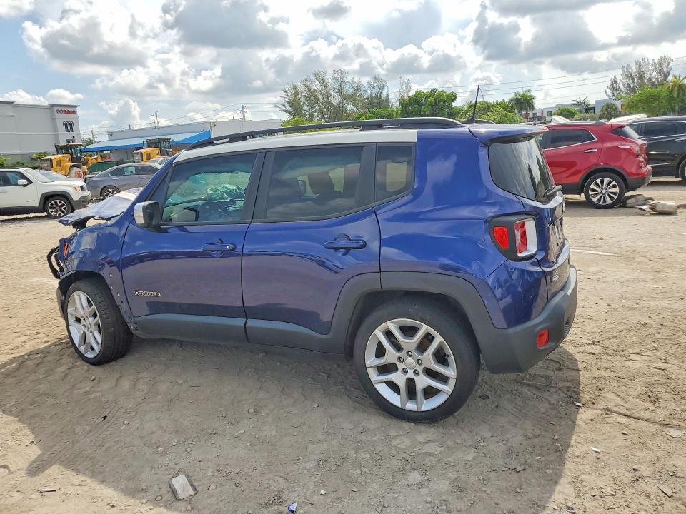 2021 Jeep Renegade VIN ZACNJCBB7MPM43262 COPART salvage auction — FRONT END, Fl - Certificate Of Destruction, sold $2,350 on 2026-07-27 (photo 2)