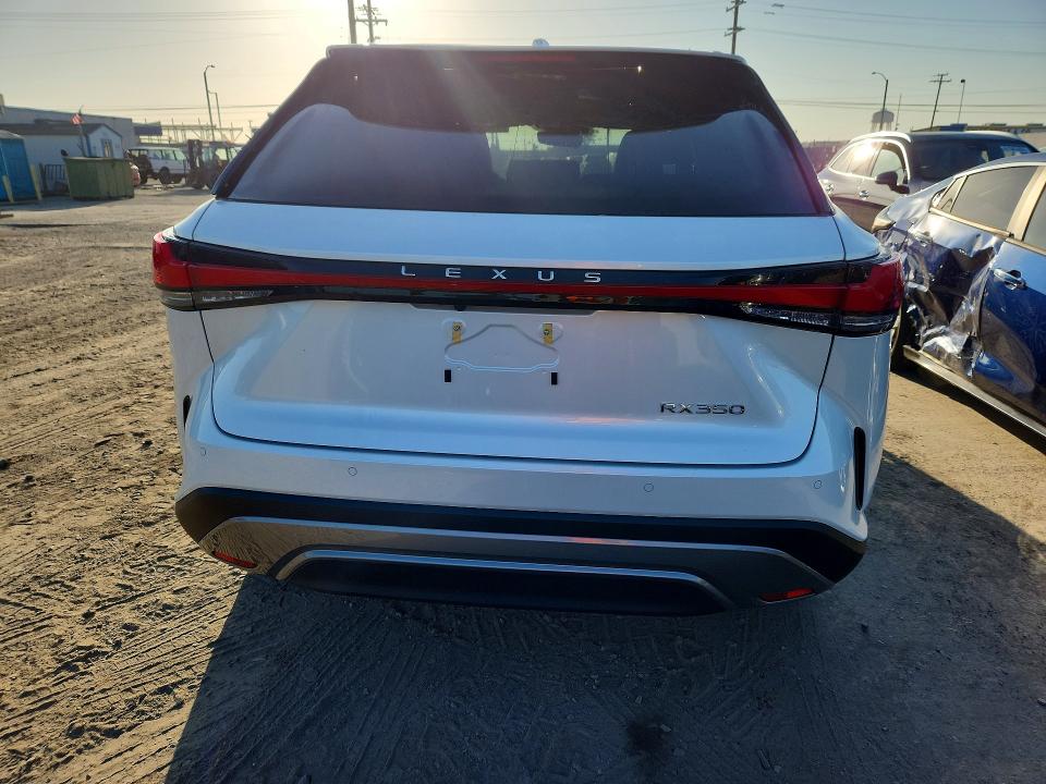 2025 Lexus Rx VIN JTJCHMAA0S2033170 COPART salvage auction — FRONT END, Ca - Salvage Certificate, sold $18,700 on 2026-07-23 (photo 6)
