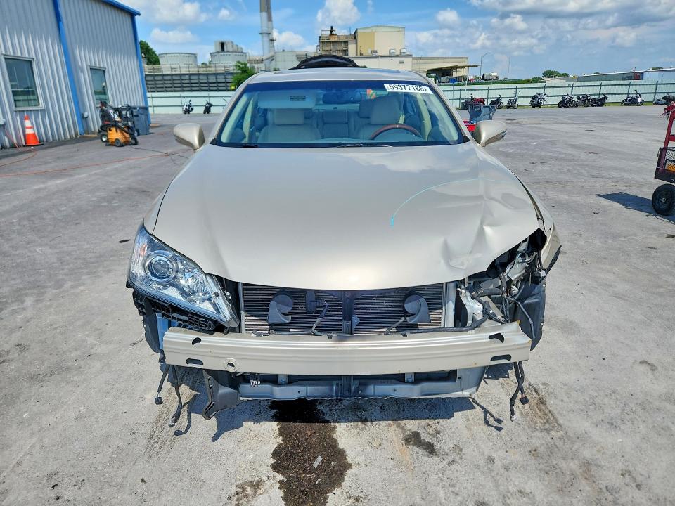 2011 Lexus ES VIN JTHBK1EG1B2459316 COPART salvage auction — FRONT END, Ok - Cert Of Title-Salvage, sold $4,850 on 2026-07-22 (photo 5)