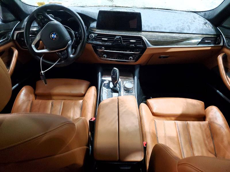 2018 BMW 5 series VIN WBAJE7C53JWC56752 COPART salvage auction — BURN, NY - MV-907A SALVAGE CERTIFICATE, sold $7,500 on 2026-08-17 (photo 8)