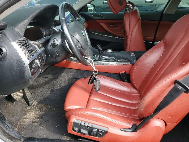 2012 BMW 6er VIN WBALX5C58CC894102 COPART salvage auction — WATER/FLOOD, Mi - Cert Of Title-Flood Vehicle, sold $750 on 2026-07-31 (photo 7)