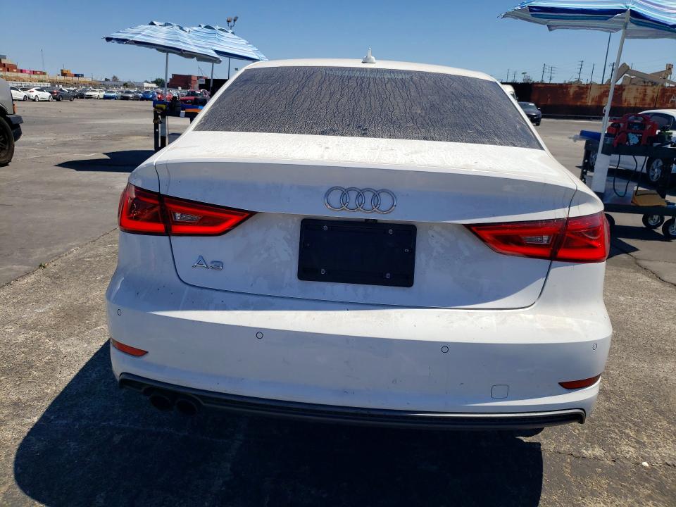 2016 Audi A3 VIN WAUA7GFF9G1071123 COPART salvage auction — FRONT END, Ca - Salvage Certificate, sold $1,950 on 2026-07-17 (photo 6)