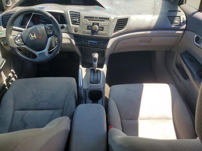2012 Honda Civic VIN JHMFB4F24CS003270 COPART salvage auction — REAR END, Or - Certificate Of Title, sold $1,600 on 2026-07-22 (photo 8)