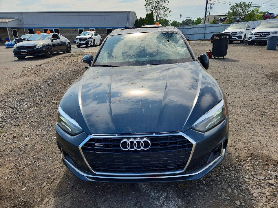 2022 Audi A5 VIN WAUABCF53NA027758 COPART salvage auction — ROOF, Ct - Cert Of Title-Salvage, sold $500 on 2026-07-21 (photo 5)