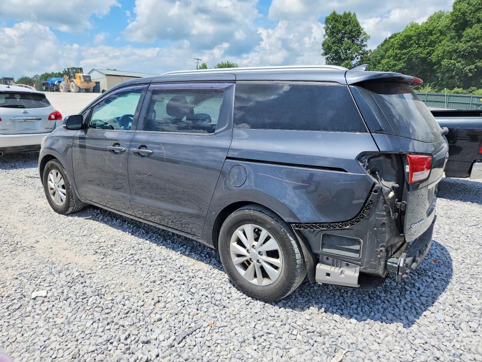 2016 Kia SEDONA VIN KNDMB5C18G6200953 COPART salvage auction — REAR END, Tn - Salvage Certificate, sold $175 on 2026-07-21 (photo 2)