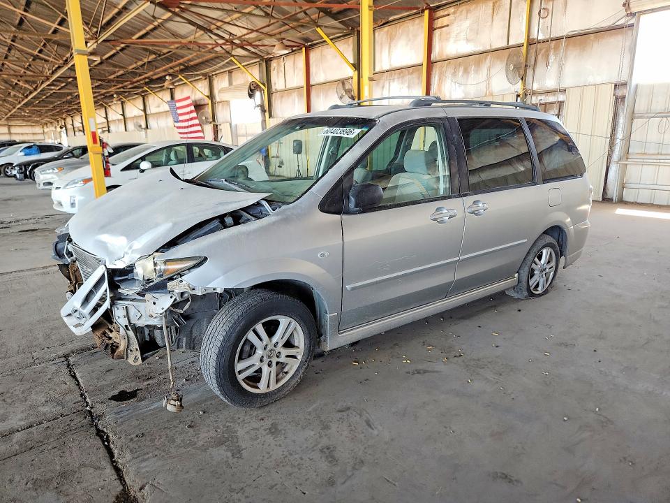 2005 Mazda Mpv VIN JM3LW28A950544127 COPART salvage auction — FRONT END, AZ - CERTIFICATE OF TITLE (P), sold $475 on 2026-07-29 (photo 1)
