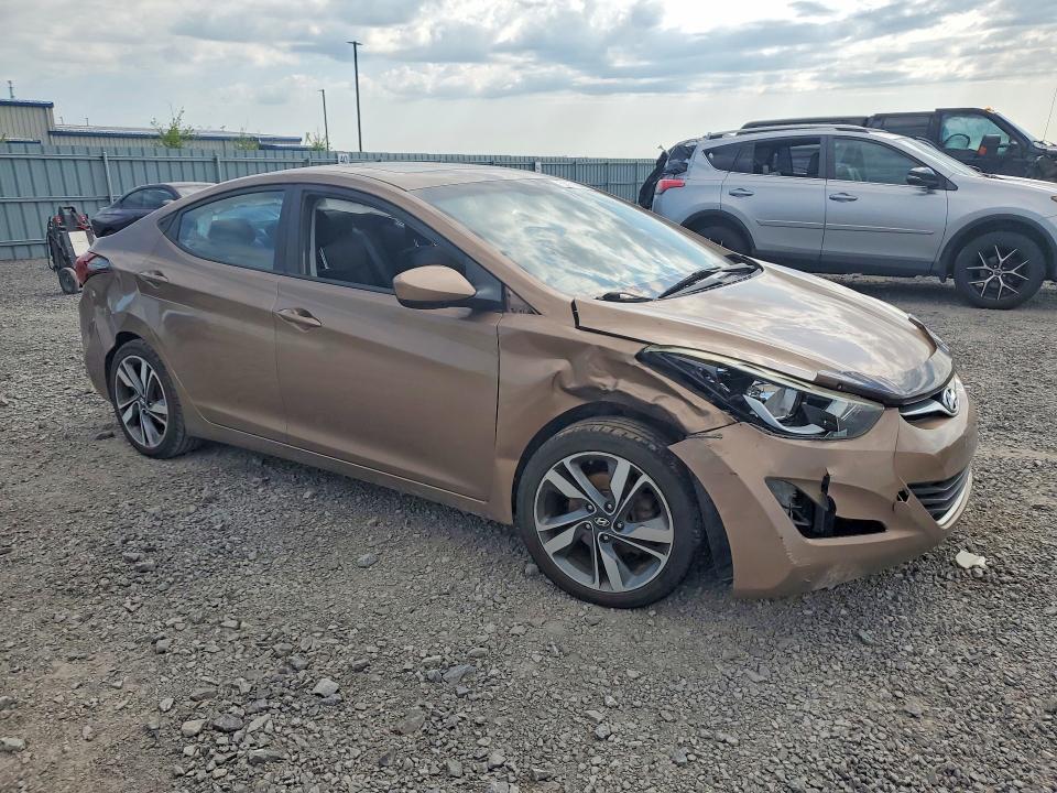 2016 Hyundai Elantra VIN KMHDH4AH2GU535156 COPART salvage auction — FRONT END, On - Permit No Brand - Unfit, sold $525 on 2026-07-28 (photo 4)