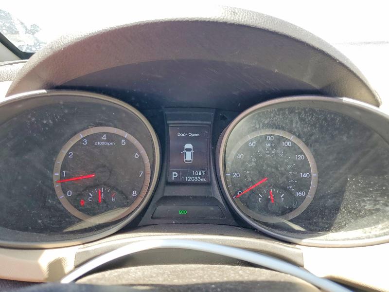 2016 Hyundai Santa fe VIN 5XYZU3LB9GG371494 COPART salvage auction — REAR END, Az - Cert Of Title - Salvage, sold $2,750 on 2026-07-14 (photo 9)