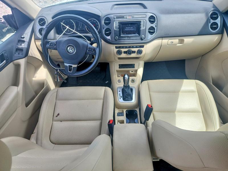 2016 Volkswagen Tiguan VIN WVGAV7AXXGW604880 COPART salvage auction — FRONT END, AL - CERT OF TITLE-SALVAGE TITLE (P), sold $2,150 on 2026-08-18 (photo 8)