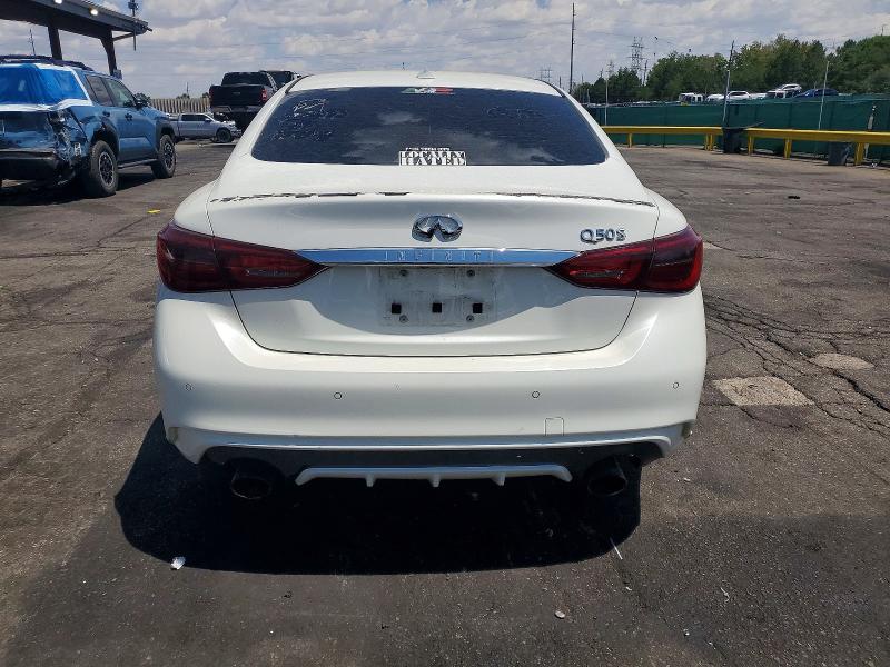2018 Infiniti Q50 VIN JN1EV7AP6JM360477 COPART salvage auction — FRONT END, CO - DEALER ONLY CLEAN TITLE (P), sold $3,800 on 2026-07-30 (photo 6)