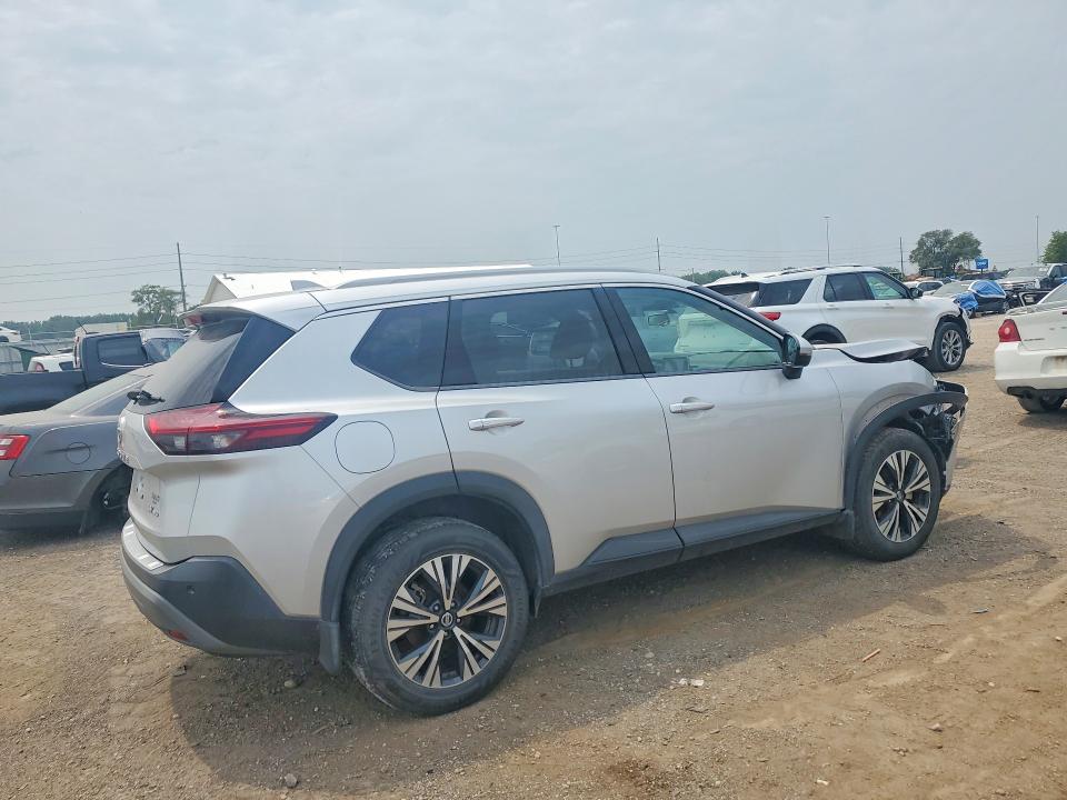 2021 Nissan Rogue VIN 5N1AT3BB1MC708124 COPART salvage auction — FRONT END, Ia - Cert Of Title-Salvage Title, sold $7,400 on 2026-08-21 (photo 3)