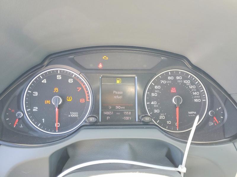 2013 Audi Q5 VIN WA1DGAFP9DA040949 COPART salvage auction — NORMAL WEAR, Ca - Dis/Dlr/Exp Only Clean Title (P), sold $775 on 2026-07-28 (photo 9)