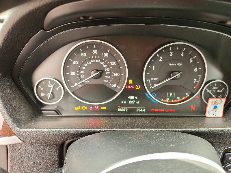 2015 BMW 3er VIN WBA3B9G55FNR93954 COPART salvage auction — REAR END, Ct - Cert Of Title-Salvage, sold $2,550 on 2026-08-07 (photo 9)