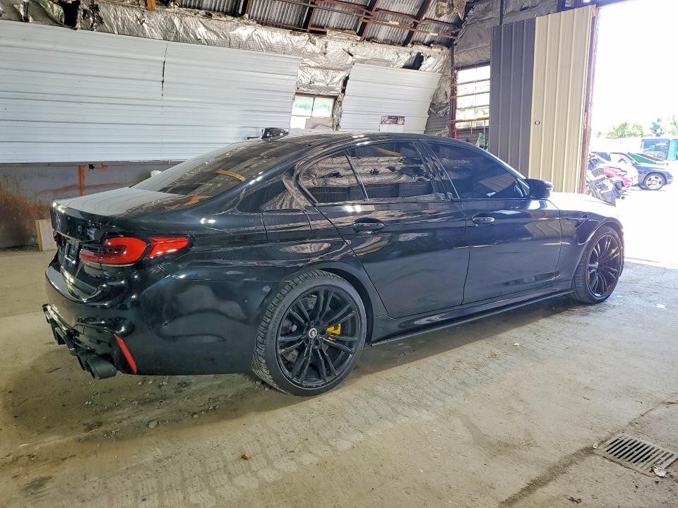 2018 BMW M5 VIN WBSJF0C57JB283411 COPART salvage auction — FRONT END, Ny - Mv-907A Salvage Certificate (P), sold $22,000 on 2026-08-12 (photo 2)