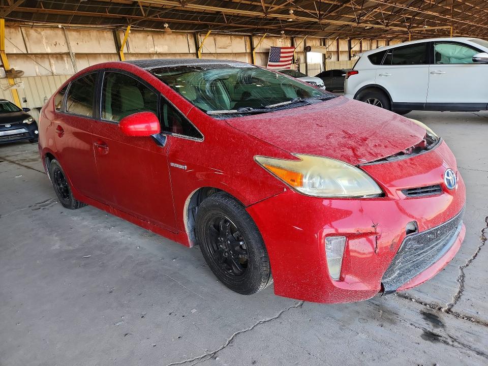 2012 Toyota Prius VIN JTDKN3DU8C5387302 COPART salvage auction — FRONT END, Az - Certificate Of Title, sold $775 on 2026-07-20 (photo 4)