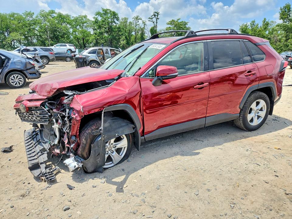 2020 Toyota Rav 4 VIN JTMP1RFVXLD527396 COPART salvage auction — FRONT END, MD - CERT OF SALVAGE > 75% DAMAGE, sold $4,500 on 2026-07-30 (photo 1)