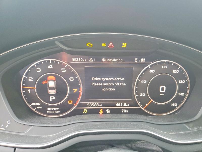 2018 Audi A4 VIN WAUENAF45JA091329 COPART salvage auction — REAR END, Wa - Bill Of Sale, sold $6,700 on 2026-07-06 (photo 9)