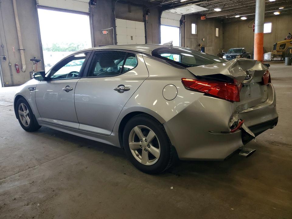 2015 Kia Optima VIN KNAGM4A79F5528621 COPART salvage auction — REAR END, MN - CERT OF TITLE-SALVAGE, sold $250 on 2026-07-21 (photo 2)