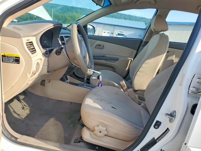 2010 Kia Rio VIN KNADH4A30A6658892 COPART salvage auction — FRONT END, PA - CERTIFICATE OF SALVAGE, sold $125 on 2026-07-28 (photo 7)