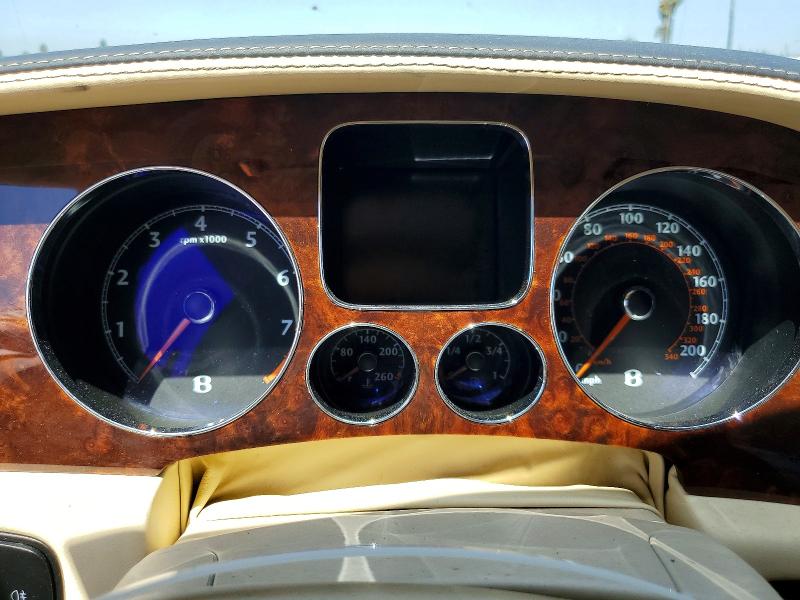 2007 Bentley Continental VIN SCBDR33W77C048809 COPART salvage auction — FRONT END, CA - SALVAGE CERTIFICATE, sold $7,800 on 2026-09-01 (photo 9)