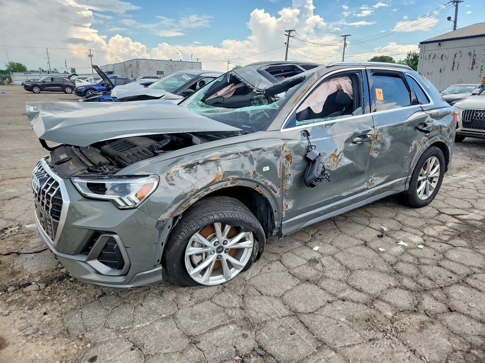 2025 Audi Q3 VIN WA1DECF35S1061941 COPART salvage auction — ALL OVER, Oh - Bill Of Sale-Parts Only (P), sold $1,300 on 2026-07-20 (photo 1)