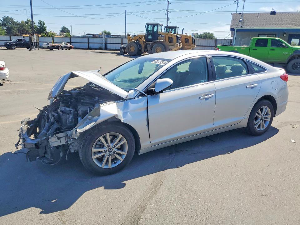 2015 Hyundai Sonata VIN 5NPE24AF5FH004664 COPART salvage auction — FRONT END, Id - Salvage Certificate Of Title, sold $90 on 2026-08-20 (photo 1)