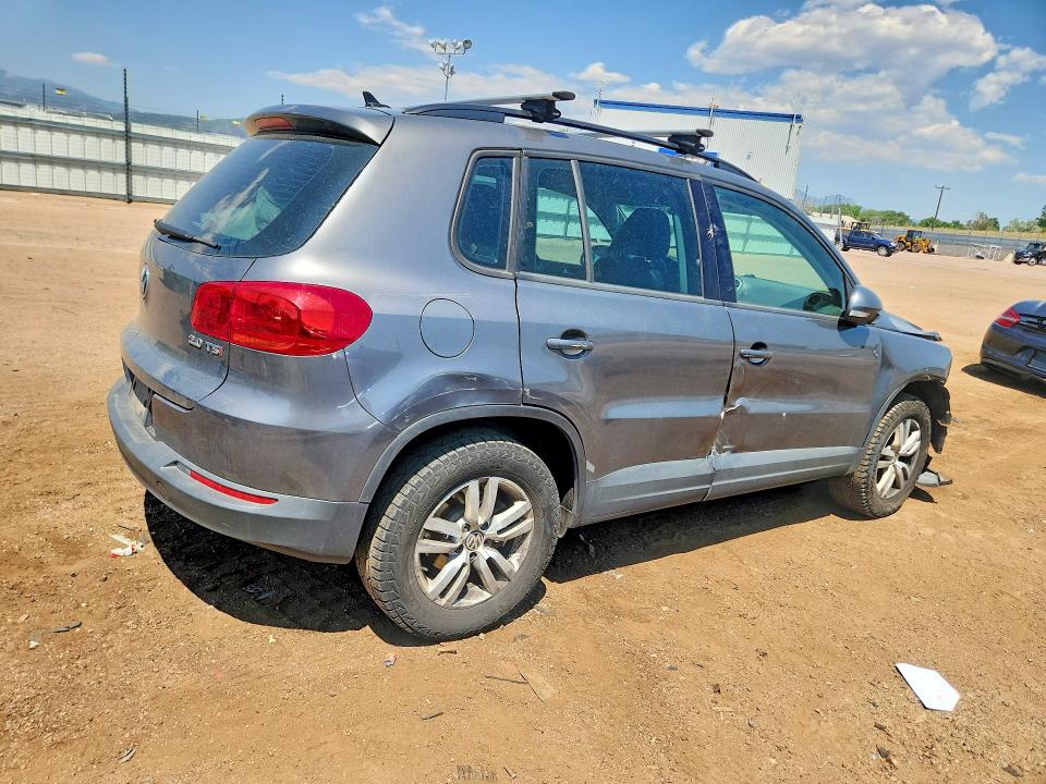 2015 Volkswagen Tiguan VIN WVGAV7AX5FW599098 COPART salvage auction — FRONT END, Co - Salvage Title, sold $775 on 2026-08-19 (photo 3)