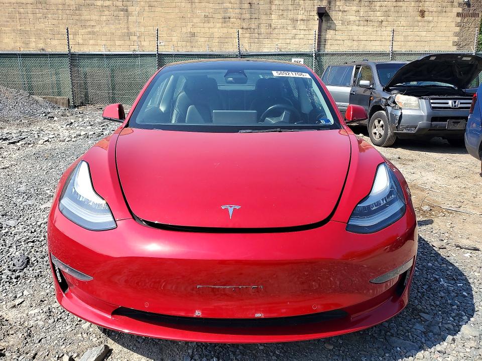 2022 Tesla Model 3 VIN 5YJ3E1EB4NF285776 COPART salvage auction — REAR END, Md - Cert Of Salvage < 75% Damage, sold $5,450 on 2026-07-19 (photo 5)