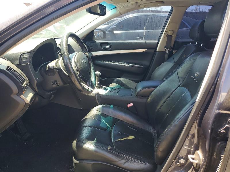 2007 Infiniti G35 VIN JNKBV61E97M727131 COPART salvage auction — FRONT END, Ca - Dis/Dlr/Exp Only Clean Title, sold $225 on 2026-07-22 (photo 7)