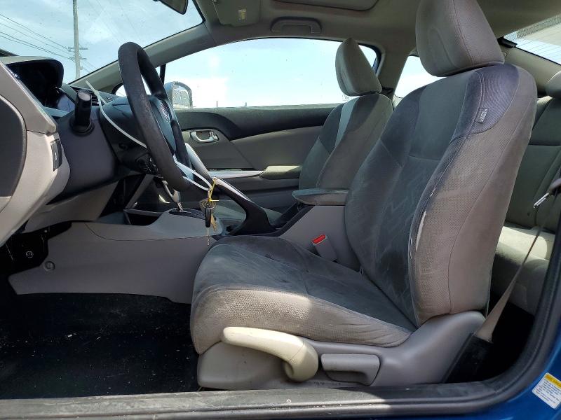 2012 Honda Civic VIN 2HGFG3B83CH554595 COPART salvage auction — MINOR DENT/SCRATCHES, Ca - Dis/Dlr/Exp Only Clean Title, sold $1,150 on 2026-08-01 (photo 7)