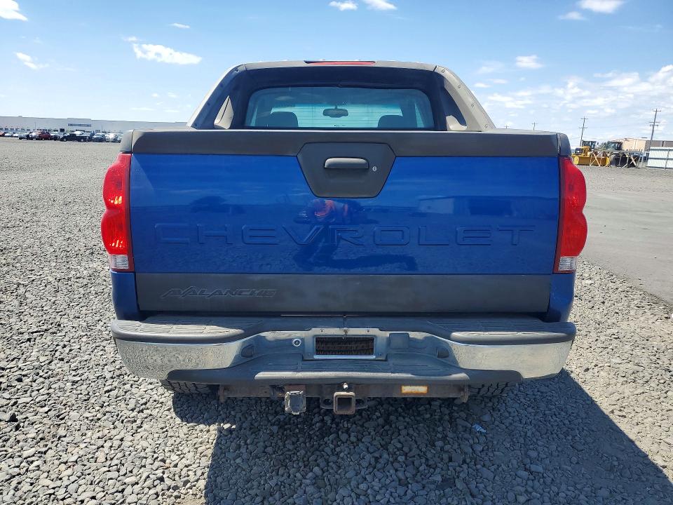 2003 Chevrolet Avalanche VIN 3GNEK13T33G312963 COPART salvage auction — FRONT END, WA - BILL OF SALE, sold $1,650 on 2026-07-08 (photo 6)