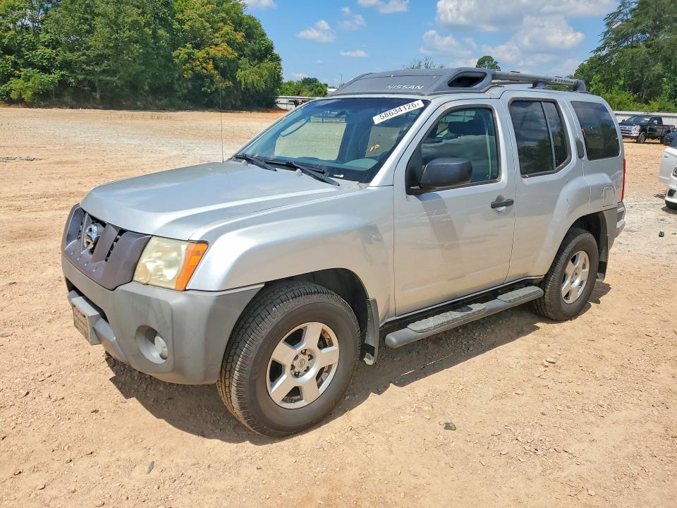 2007 Nissan Xterra VIN 5N1AN08W87C525858 COPART salvage auction — VANDALISM, Nc - Salvage Certificate Of Title, sold $400 on 2026-08-03 (photo 1)