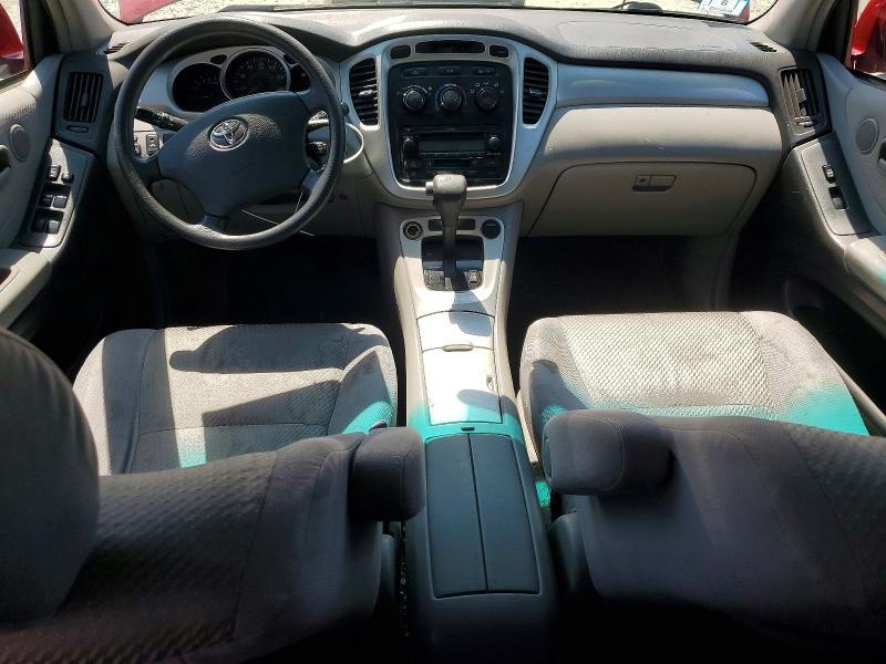 2007 Toyota Highlander VIN JTEEP21A170231712 COPART salvage auction — REAR END, Ma - Cert Of Title-Reconstrctd Coll, sold $775 on 2026-07-15 (photo 8)