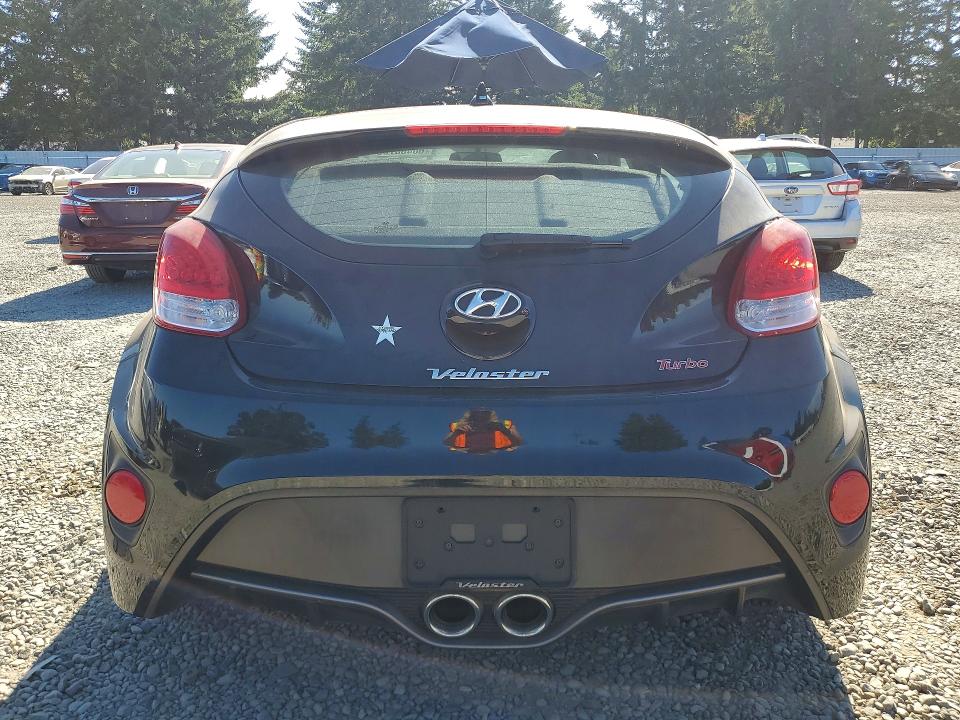 2013 Hyundai Veloster VIN KMHTC6AE7DU087228 COPART salvage auction — FRONT END, Id - Cert Of Title -Rebuilt Salvage, sold $525 on 2026-07-17 (photo 6)