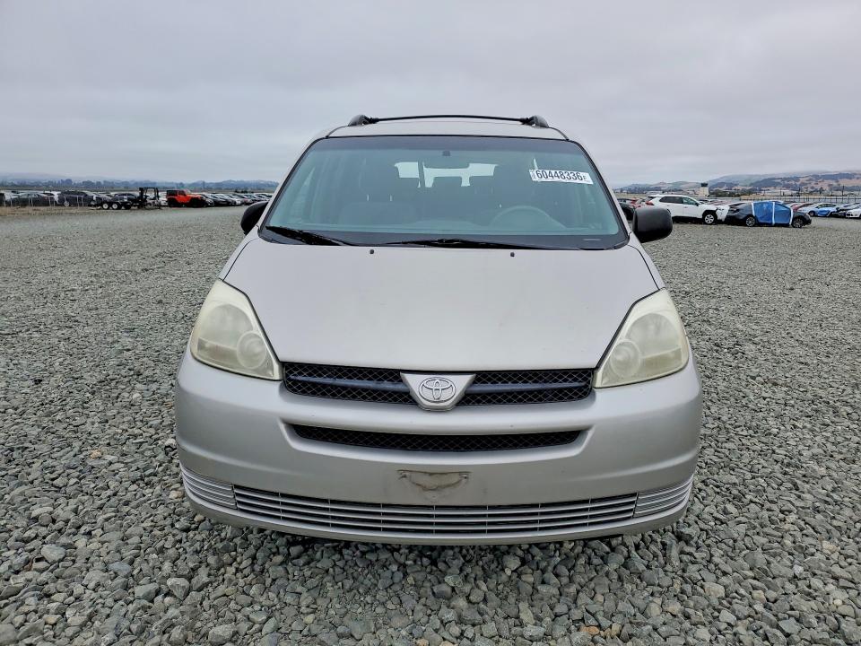 2004 Toyota Sienna VIN 5TDZA23C14S209837 COPART salvage auction — REAR END, CA - SALVAGE CERTIFICATE, sold $600 on 2026-07-20 (photo 5)