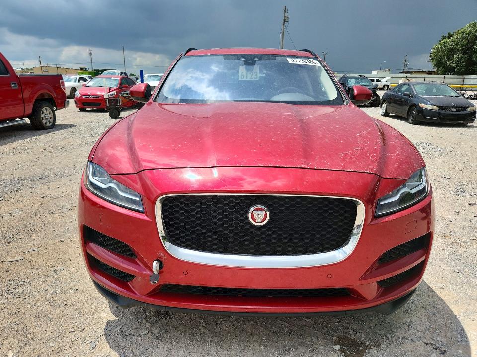 2017 Jaguar F-pace VIN SADCK2BN2HA087941 COPART salvage auction — NORMAL WEAR, Ok - Certificate Of Title, sold $2,550 on 2026-07-28 (photo 5)