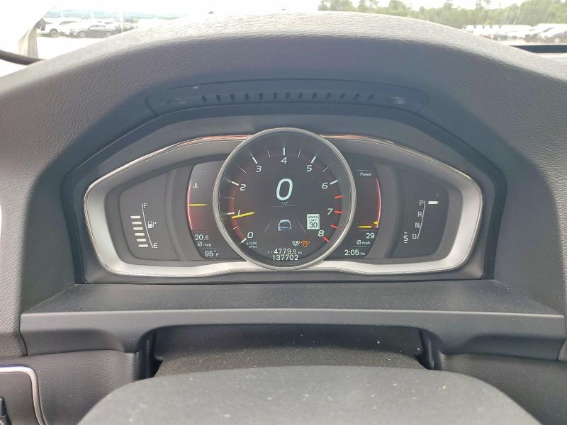 2015 Volvo V60 VIN YV4612HM5F1000893 COPART salvage auction — FRONT END, Pa - Certificate Of Salvage, sold $675 on 2026-08-04 (photo 9)