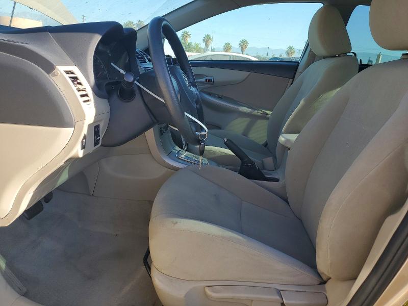 2012 Toyota Corolla VIN 5YFBU4EE2CP030278 COPART salvage auction — FRONT END, CA - SALVAGE CERTIFICATE, sold $1,100 on 2026-07-27 (photo 7)