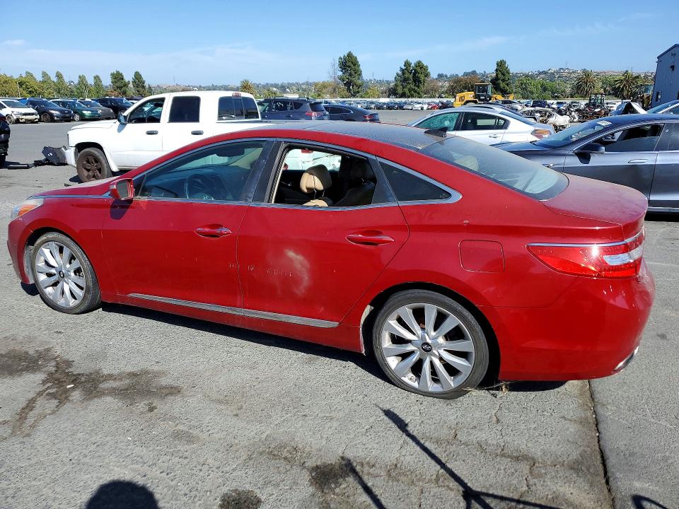2013 Hyundai Azera VIN KMHFH4JG4DA255977 COPART salvage auction — MECHANICAL, Wv - Dis/Dlr/Exp Only Clean Title, sold $550 on 2026-07-10 (photo 2)