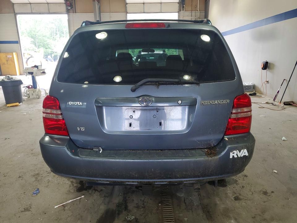 2003 Toyota Highlander VIN JTEGF21A130117151 COPART salvage auction — MECHANICAL, VA - CERTIFICATE OF TITLE, sold $375 on 2026-07-17 (photo 6)
