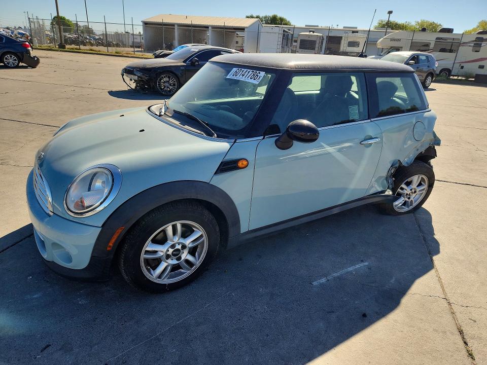 2013 Mini Cooper VIN WMWSU3C51DT692633 COPART salvage auction — REAR END, Ca - Salvage Certificate, sold $1,050 on 2026-08-10 (photo 1)