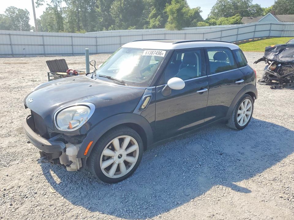 2013 Mini Cooper VIN WMWZC3C50DWP24410 COPART salvage auction — FRONT END, NC - SALVAGE CERTIFICATE OF TITLE, sold $1,500 on 2026-08-19 (photo 1)