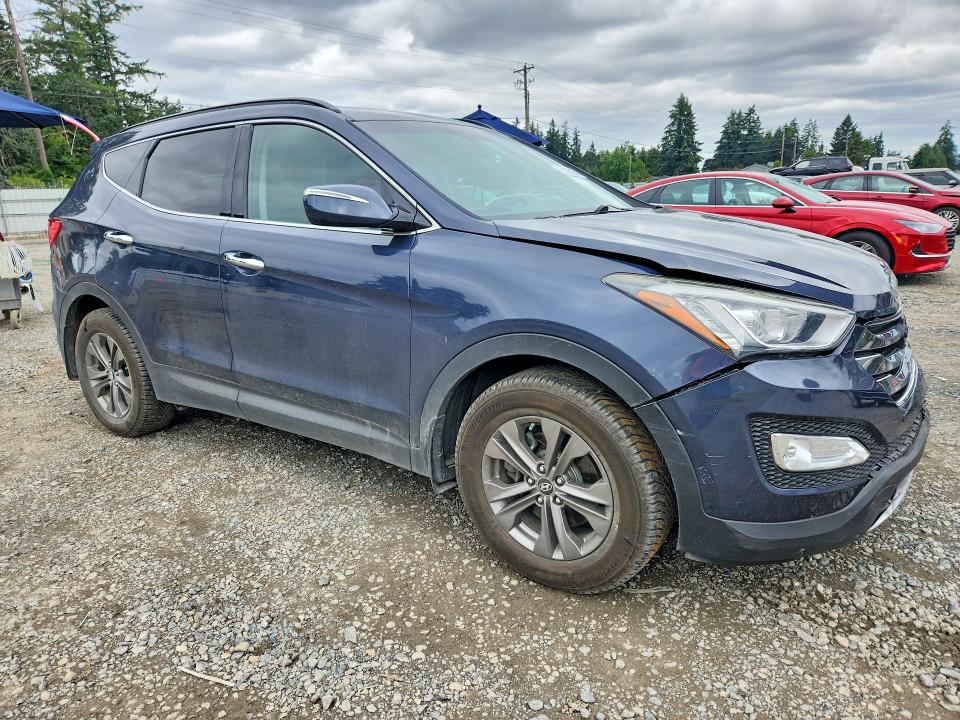 2013 Hyundai Santa fe VIN 5XYZUDLB0DG023441 COPART salvage auction — FRONT END, WA - BILL OF SALE, sold $1,450 on 2026-07-31 (photo 4)
