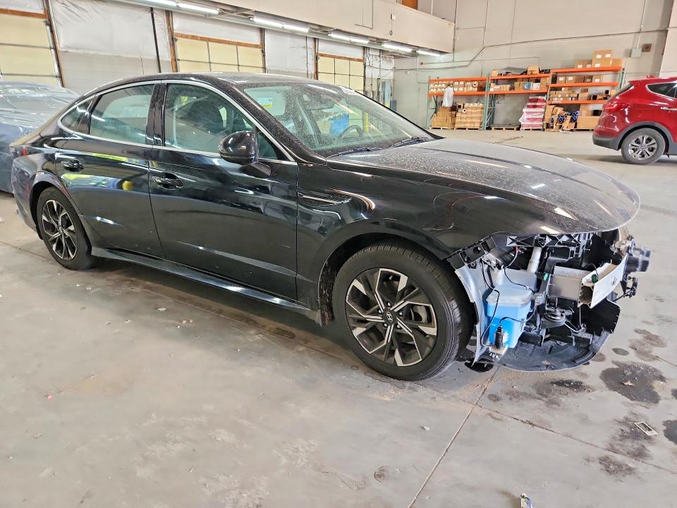 2024 Hyundai Sonata VIN KMHL64JA7RA420268 COPART salvage auction — FRONT END, CO - PUBLIC - SALVAGE TITLE, sold $7,200 on 2026-08-02 (photo 4)