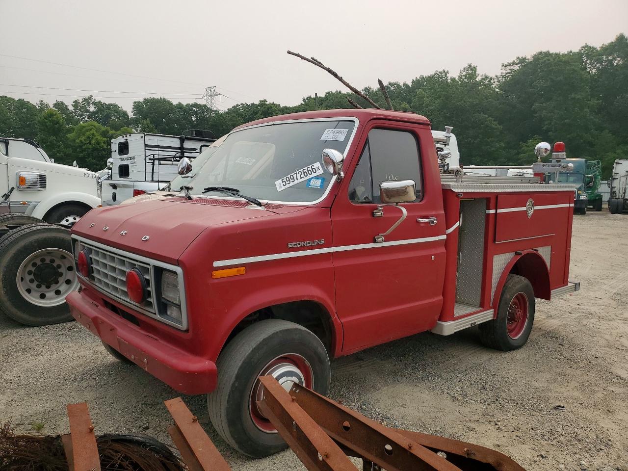 1982 Ford Econoline E350 VIN 1FDHE30E6CHA20773 COPART salvage auction — Normal Wear, NJ - CERTIFICATE OF TITLE, sold $3,000 on 2026-09-11 (photo 1)