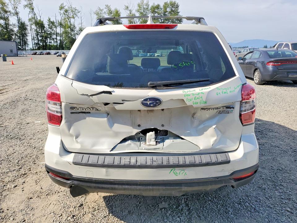 2016 Subaru Forester VIN JF2SJADC3GH506306 COPART salvage auction — REAR END, Wa - Bill Of Sale, sold $1,550 on 2026-07-27 (photo 6)