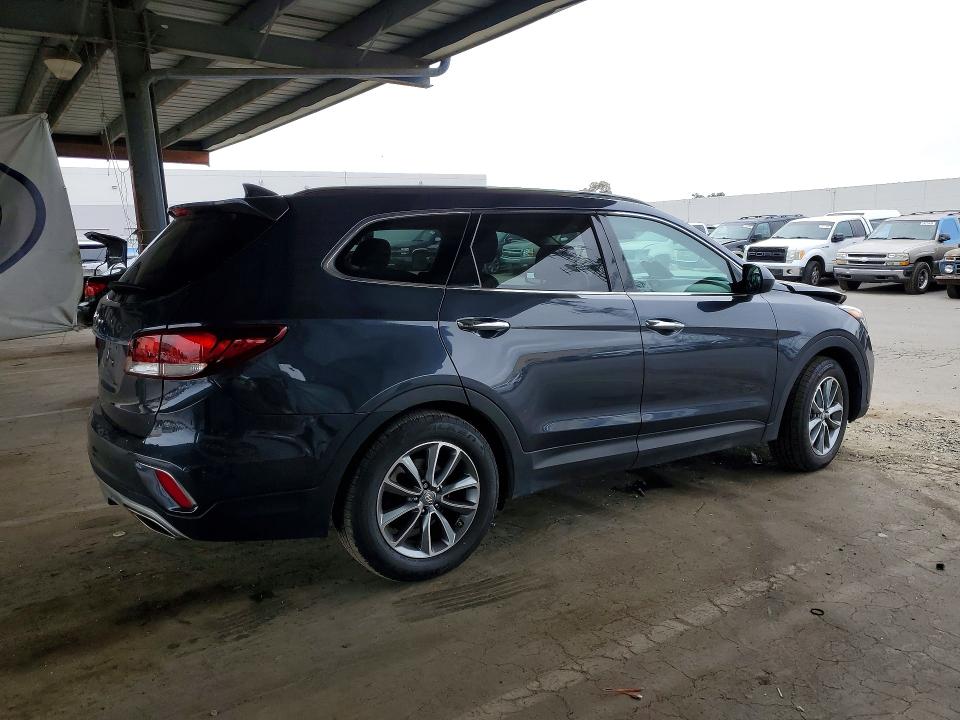 2017 Hyundai Santa fe VIN KM8SM4HF8HU234593 COPART salvage auction — FRONT END, Ca - Salvage Certificate, sold $15 on 2026-07-30 (photo 3)