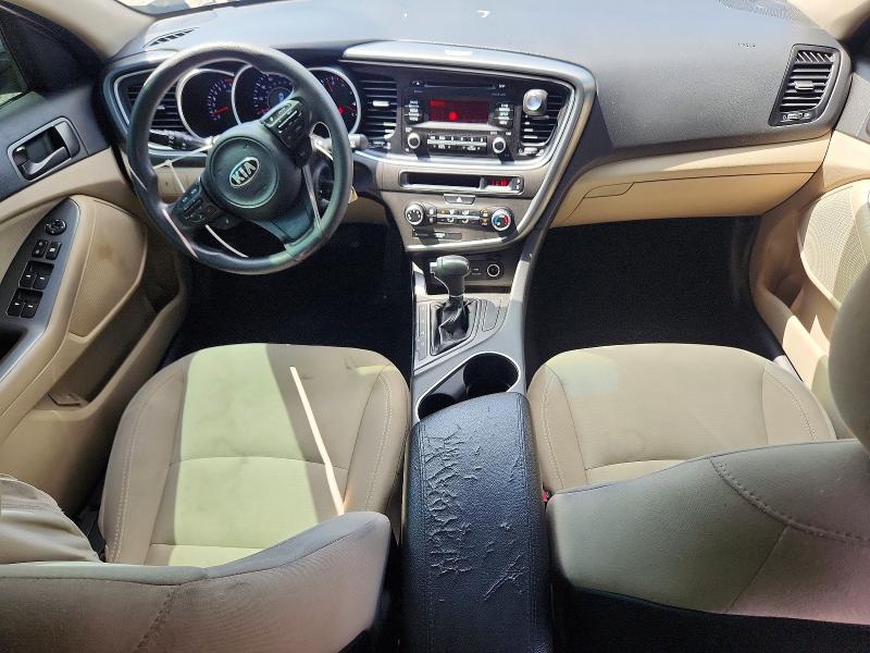 2015 Kia Optima VIN 5XXGM4A72FG477641 COPART salvage auction — FRONT END, Ar - Cert Of Title-Salvage, sold $450 on 2026-07-27 (photo 8)