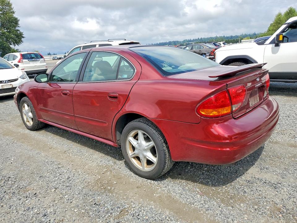 2003 Oldsmobile Alero VIN 1G3NL52E73C166991 COPART salvage auction — SIDE, WA - BILL OF SALE, sold $275 on 2026-07-27 (photo 2)
